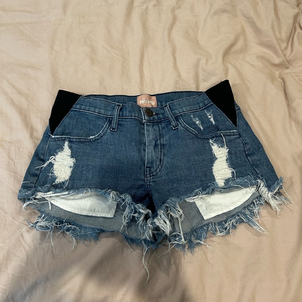Maternity Side Stretch Cut-Offs
